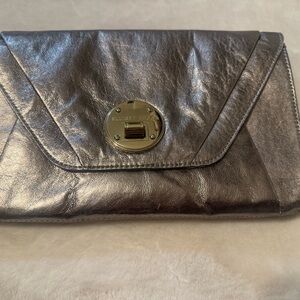 Elegant Metallic Clutch
